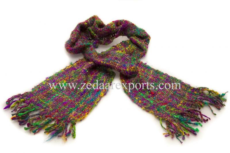 Recycled silk scarf